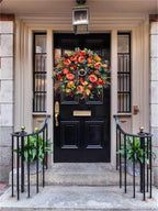 💖Fall Peony And Pumpkin Wreath - Year Round Wreath