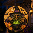 ƒ Solar Halloween LED Hanging Sign Light