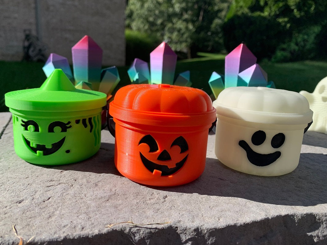 👻3D Printed Nostalgic Halloween Decoration Buckets