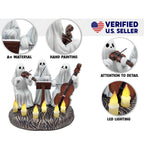 Ghostly Ensemble Trio Lighted Spooky Home Figurine