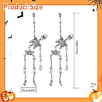 🎃💀2-Pack Halloween Punk Gothic Skull Earrings