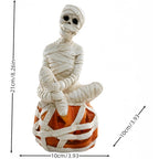 Halloween horror decorations with LED lights
