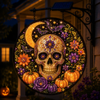 ƒ Solar Halloween LED Hanging Sign Light