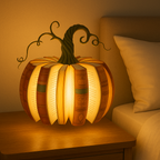 Book Pumpkin Lamp
