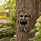 Spooky Tree Stump Halloween Decoration