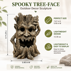 Spooky Tree Stump Halloween Decoration