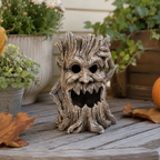 Spooky Tree Stump Halloween Decoration