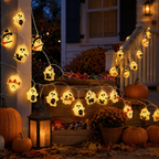 Cute Halloween Ghost String Lights