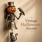 Halloween Pumpkin Skeleton Door Bell