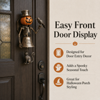 Halloween Pumpkin Skeleton Door Bell