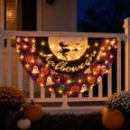 Lighted Halloween Fan Banner