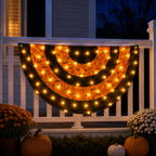 Lighted Halloween Fan Banner