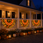 Lighted Halloween Fan Banner