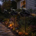 Halloween Witch Garden Stake Decor