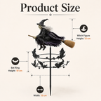 Halloween Witch Garden Stake Decor