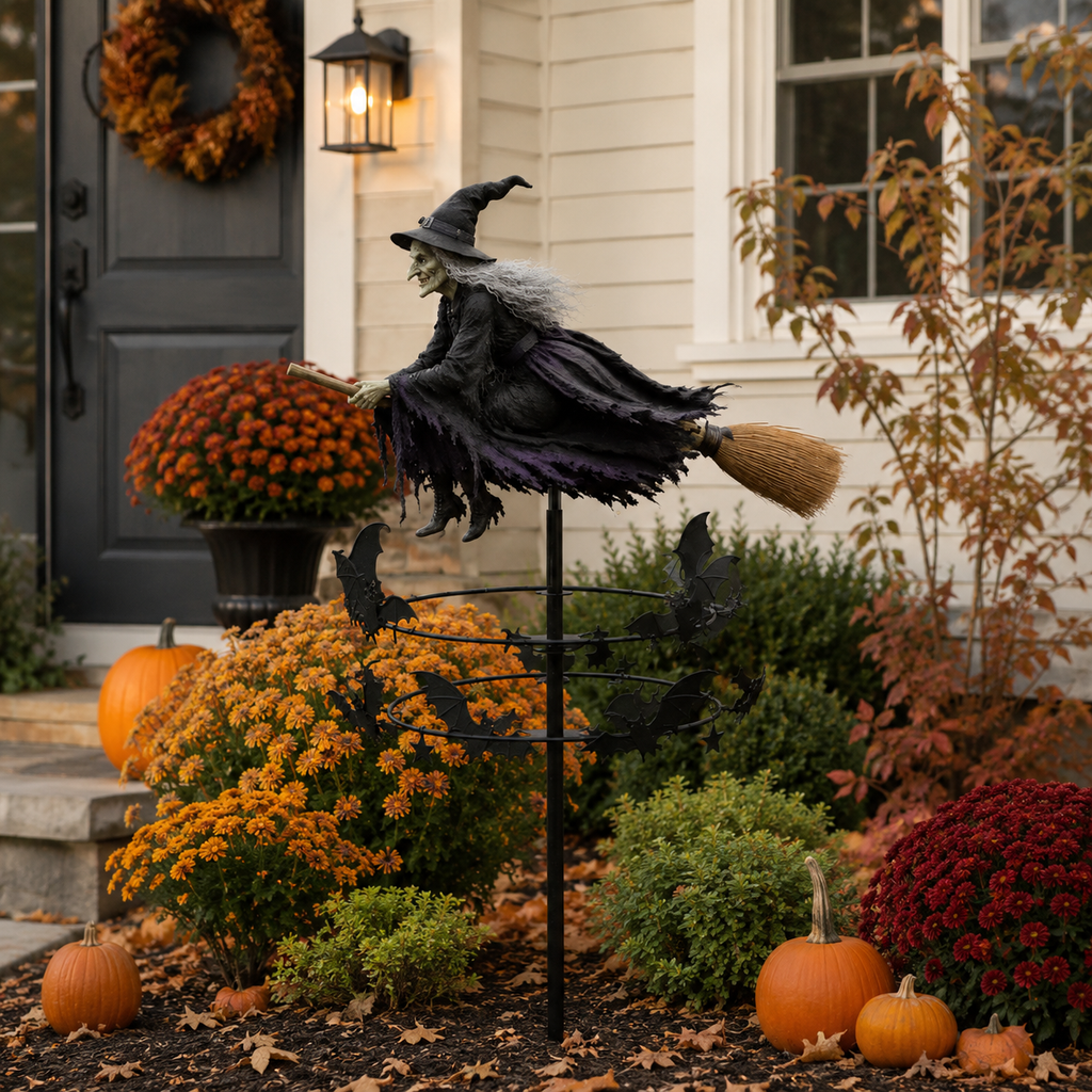Halloween Witch Garden Stake Decor