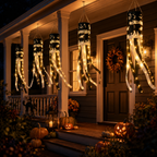 Halloween Hanging Windsock with Warm String Lights