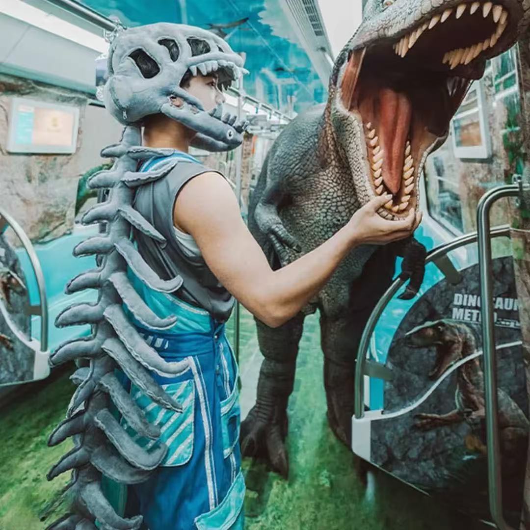 ƒHalloween Dinosaur Skeleton Costume