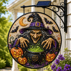 ƒ Solar Halloween LED Hanging Sign Light