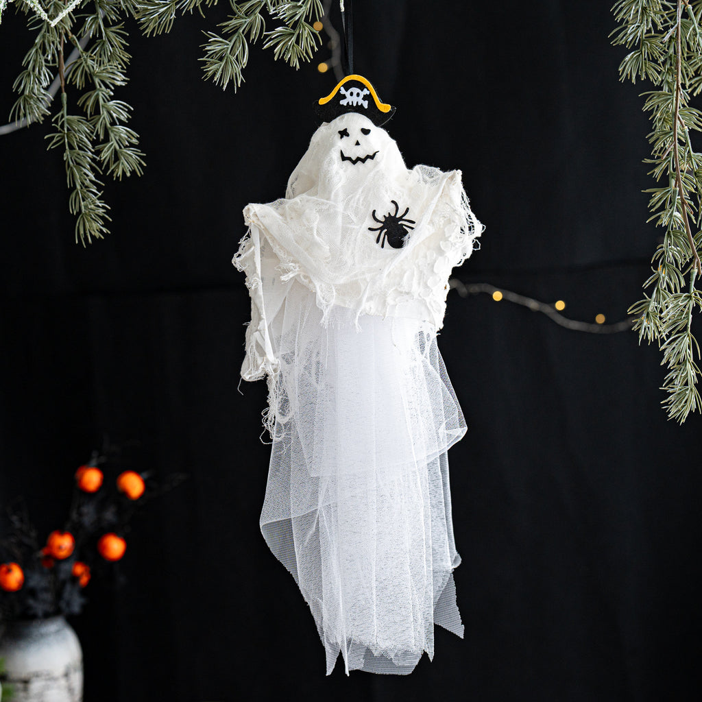 Spooky Halloween ghost witch pirate hanging decoration