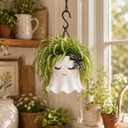 Cute Ghost Hanging Planter