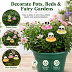 3pcs/Lot Gothic Dark Skull And Flower Figurine