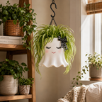 Cute Ghost Hanging Planter