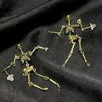 🎃💀2-Pack Halloween Punk Gothic Skull Earrings