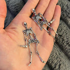 🎃💀2-Pack Halloween Punk Gothic Skull Earrings